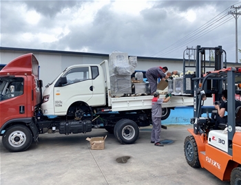 120針鹽水注射機(jī)，200L料車發(fā)往菏澤鄆城
