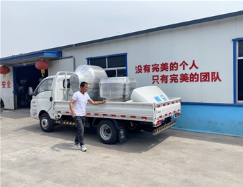 400L真空滾揉機、500L電加熱夾層鍋，發(fā)往河南洛陽