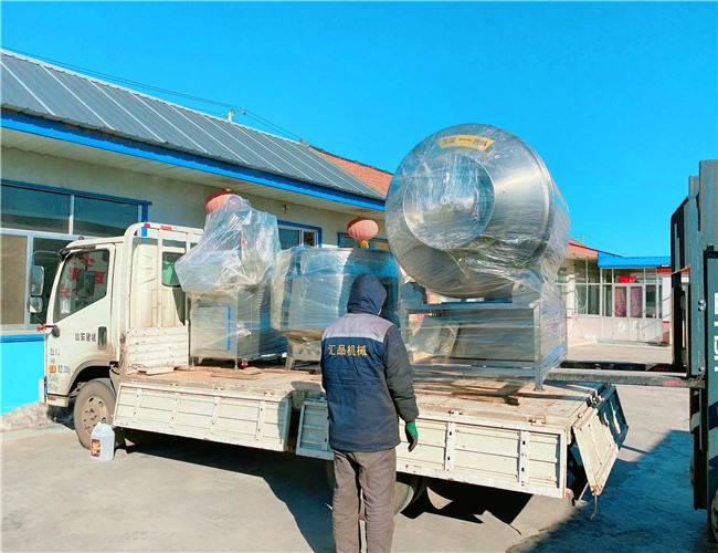1200L真空滾揉機、700夾層鍋、80針鹽水注射機，發(fā)貨河南